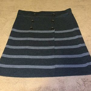 Loft wool blend sweater skirt